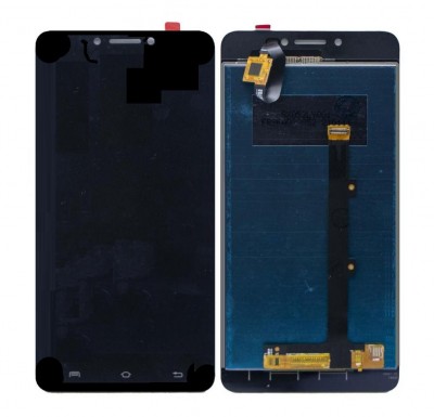 Lcd With Touch Screen For Micromax Bharat 5 Plus Black By - Maxbhi Com
