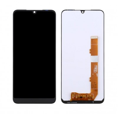 Lcd With Touch Screen For Vodafone Smart V10 Black By - Maxbhi Com