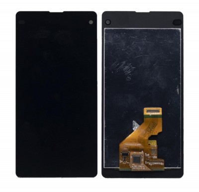 Lcd With Touch Screen For Sony Xperia Z1 Compact Black By - Maxbhi Com