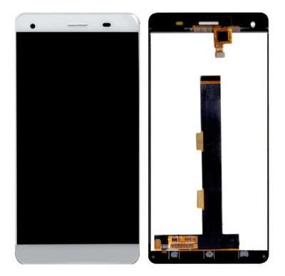 Lcd With Touch Screen For Lava Iris X9 White By - Maxbhi Com