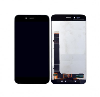 Lcd With Touch Screen For Xiaomi Mi A1 Black By - Maxbhi Com