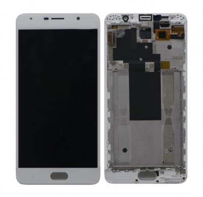 Lcd With Touch Screen For Micromax Evok Dual Note 3gb Ram Gold By - Maxbhi Com