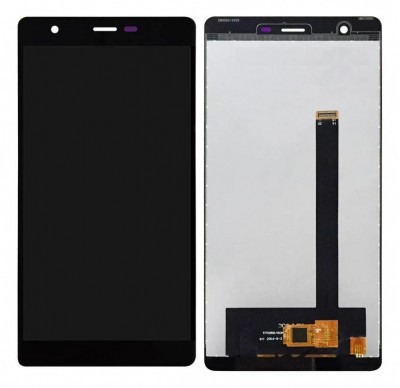 Lcd With Touch Screen For Oukitel U13 Black By - Maxbhi Com