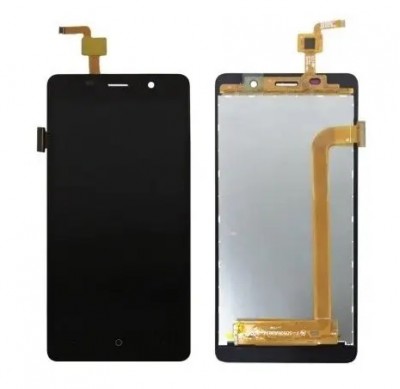 Lcd With Touch Screen For Leagoo M5 Black By - Maxbhi Com