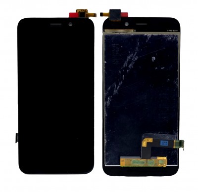 Lcd With Touch Screen For Micromax Selfie 3 E460 Black By - Maxbhi Com