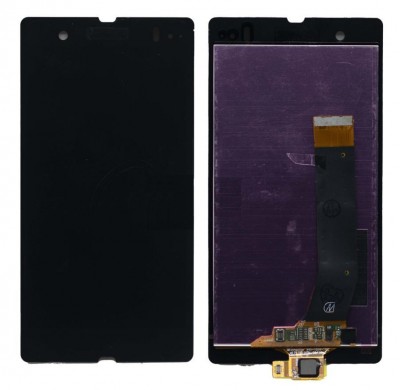 Lcd With Touch Screen For Sony Xperia Z Lte Black By - Maxbhi Com