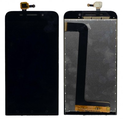 Lcd With Touch Screen For Asus Zenfone Max 2016 Black By - Maxbhi Com
