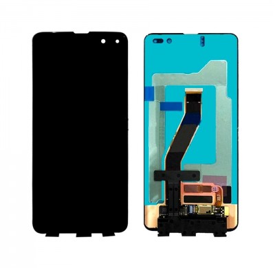 Lcd With Touch Screen For Samsung Galaxy S10 5g White By - Maxbhi Com