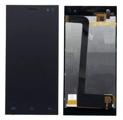 Lcd With Touch Screen For Micromax A99 Canvas Xpress Black By - Maxbhi Com