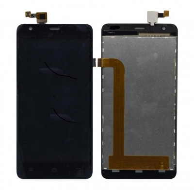 Lcd With Touch Screen For Intex Aqua Sense 5 0 White By - Maxbhi Com