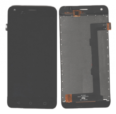 Lcd With Touch Screen For Ziox Astra 4g Black By - Maxbhi Com