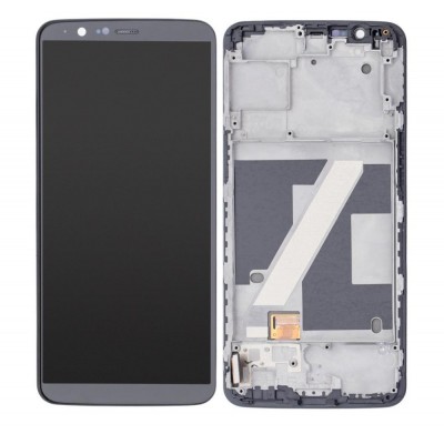 Lcd With Touch Screen For Oneplus 5t 64gb Black By - Maxbhi Com