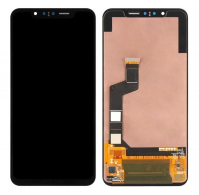 Lcd With Touch Screen For Lg G8s Thinq Black By - Maxbhi Com