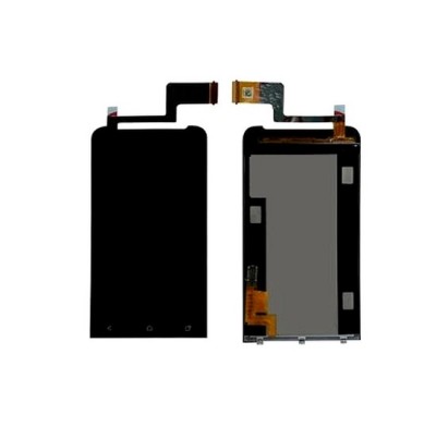 Lcd With Touch Screen For Htc One V Black By - Maxbhi Com