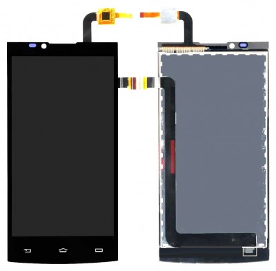 Lcd With Touch Screen For Philips S398 Black By - Maxbhi Com