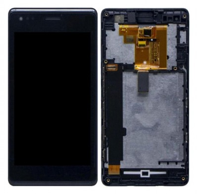 Lcd With Touch Screen For Sony Xperia M Yellow By - Maxbhi Com