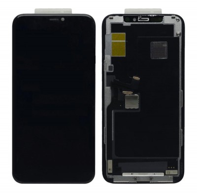 Lcd With Touch Screen For Apple Iphone 11 Pro Black By - Maxbhi Com