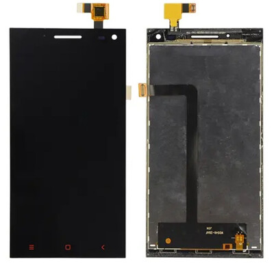 Lcd With Touch Screen For Elephone P2000c Black By - Maxbhi Com