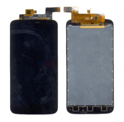 Lcd With Touch Screen For Spice Mi550 Pinnacle Stylus White By - Maxbhi Com