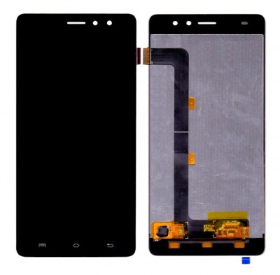 Lcd With Touch Screen For Lava X50 Blue By - Maxbhi Com