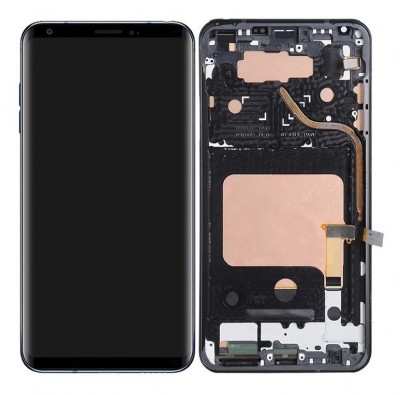 Lcd With Touch Screen For Lg V30 Plus Black By - Maxbhi Com