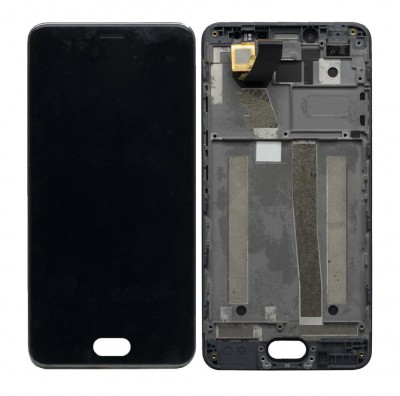 Lcd With Touch Screen For Meizu M3 Black By - Maxbhi Com