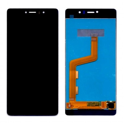Lcd With Touch Screen For Lyf Water 1 Black By - Maxbhi Com
