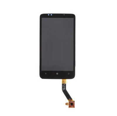 LCD with Touch Screen for HTC 7 Surround T8788 - White