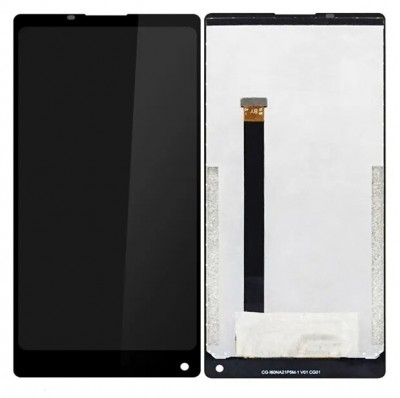 Lcd With Touch Screen For Vernee Mix 2 Black By - Maxbhi Com