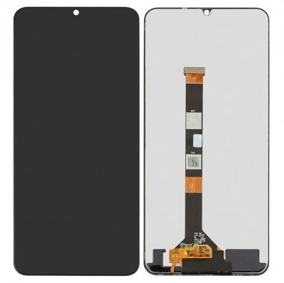 Lcd With Touch Screen For Realme Note 50 Black By - Maxbhi Com