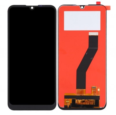 Lcd With Touch Screen For Motorola Moto E6i Black By - Maxbhi Com