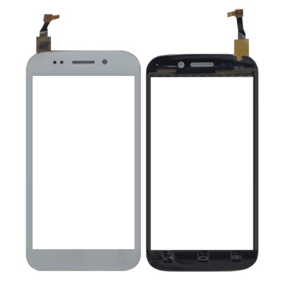 Touch Screen Digitizer For Micromax Canvas 4 A210 White By - Maxbhi Com