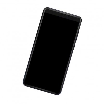 Camera Lens Glass with Frame for Wiko Y60 Black