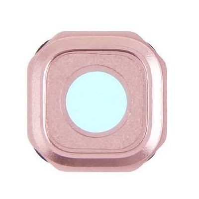 Camera Lens Glass With Frame For Samsung Galaxy A9 Pink By - Maxbhi Com