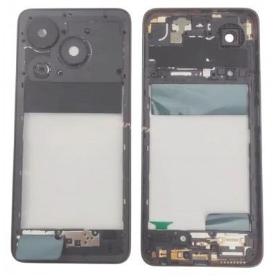 Middle Frame Ring Only For Tecno Spark 20c White By - Maxbhi Com