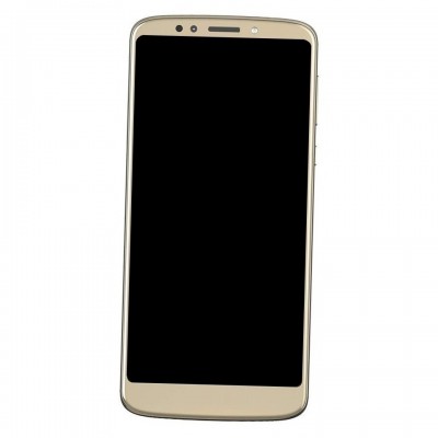 Camera Lens Glass with Frame for Motorola Moto E5 White