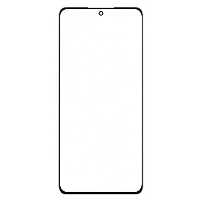 Replacement Front Glass For Oppo F25 Pro 5g Black By - Maxbhi Com