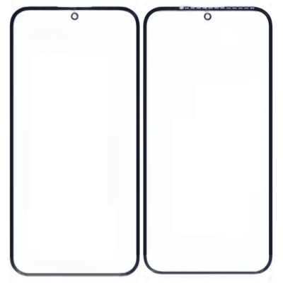 Replacement Front Glass For Nothing Phone 2a Black By - Maxbhi Com