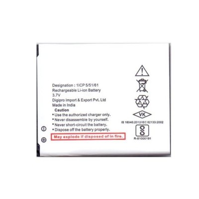 Battery For Videocon Z30 Pace By - Maxbhi Com