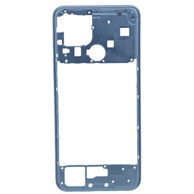 Middle Frame Ring Only For Oppo A15 Blue By - Maxbhi Com