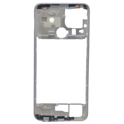 Middle Frame Ring Only For Oppo A15 White By - Maxbhi Com