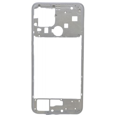 Middle Frame Ring Only For Oppo A15 White By - Maxbhi Com