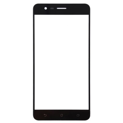 Replacement Front Glass For Asus Zenfone Zoom S Black By - Maxbhi Com