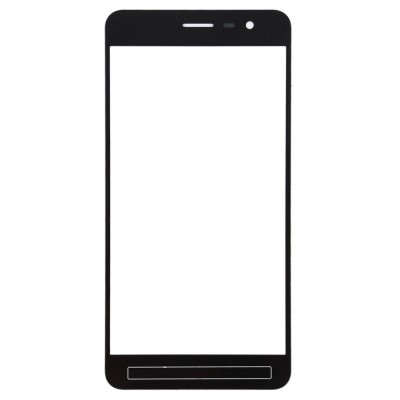 Replacement Front Glass For Asus Zenfone Zoom S Black By - Maxbhi Com