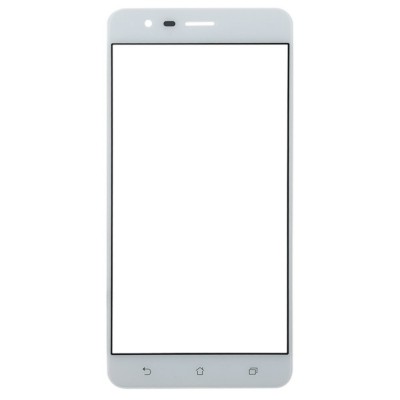 Replacement Front Glass For Asus Zenfone Zoom S White By - Maxbhi Com