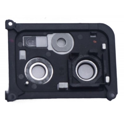 Camera Lens Glass With Frame For Xiaomi Redmi K50i 5g Silver By - Maxbhi Com