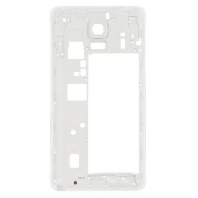 Middle Frame Ring Only For Samsung Galaxy Note 4 White By - Maxbhi Com