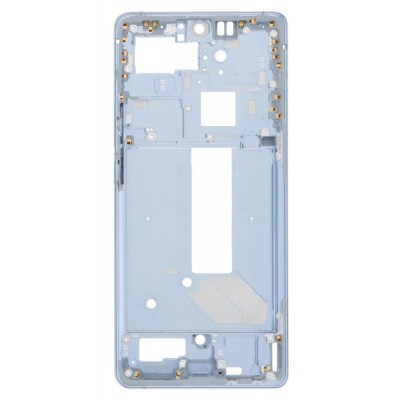 Lcd Frame Middle Chassis For Vivo X60 Pro Blue By - Maxbhi Com