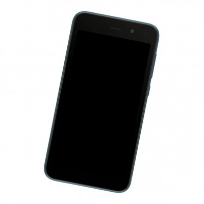 Camera Lens Glass with Frame for Wiko Y52 Blue
