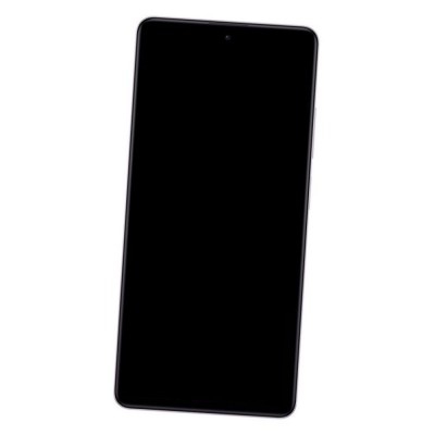 Lcd Frame Middle Chassis For Xiaomi Redmi Note 12 Discovery Global Black By - Maxbhi Com